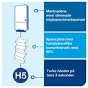 Tork PeakServe® Dispenser Continuous™ för pappershandduk H5-serien Vit
