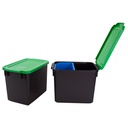 Plastkärl Patricia 25 liter svart