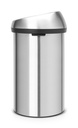 Soptunna Touchbin 60 liter matt stål