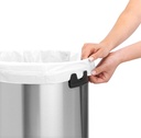 Soptunna Touchbin 60 liter matt stål