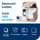 Servett Lunch Tork 3-lager 150-pack vit