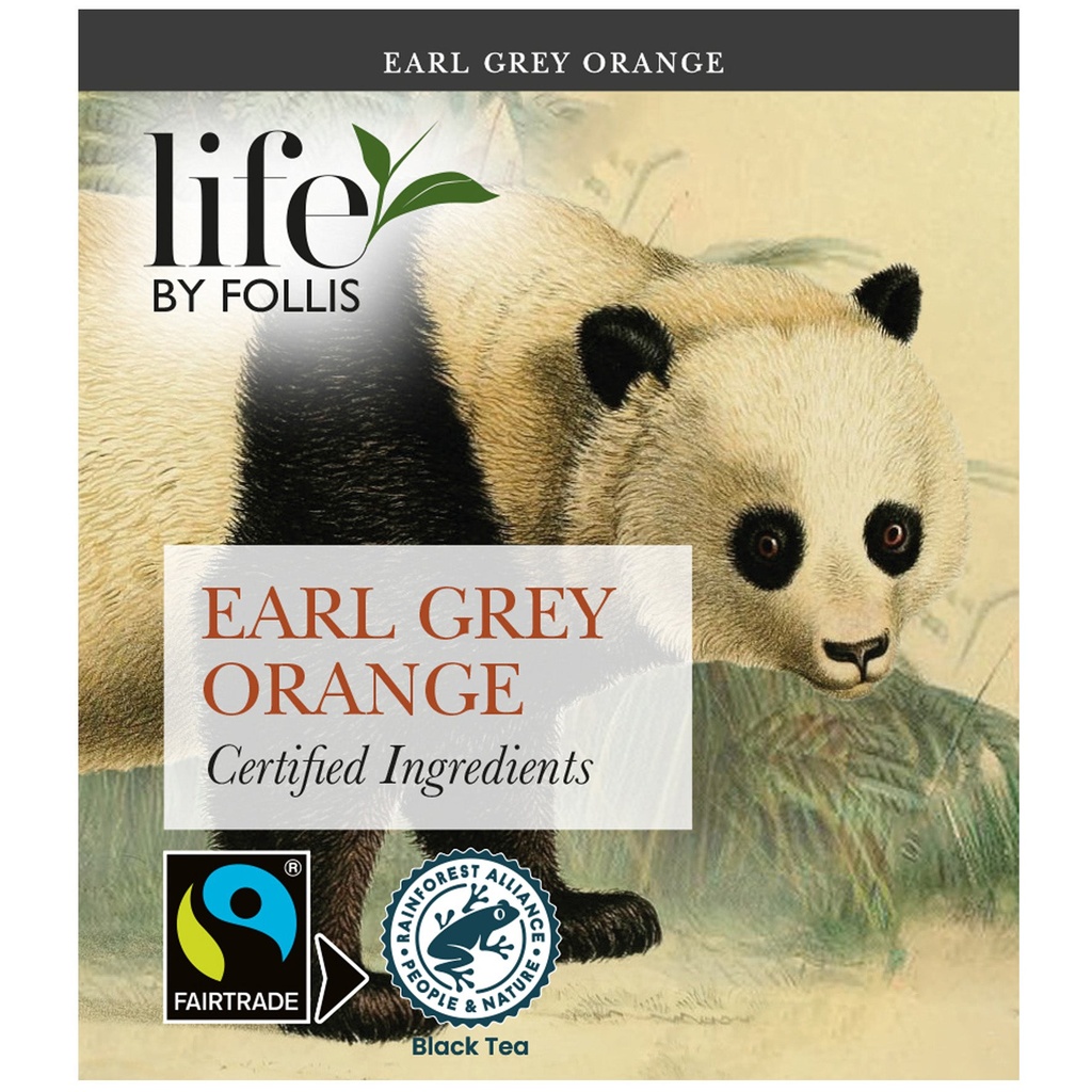 Te Earl Grey Orange Life by Follis 20-pack