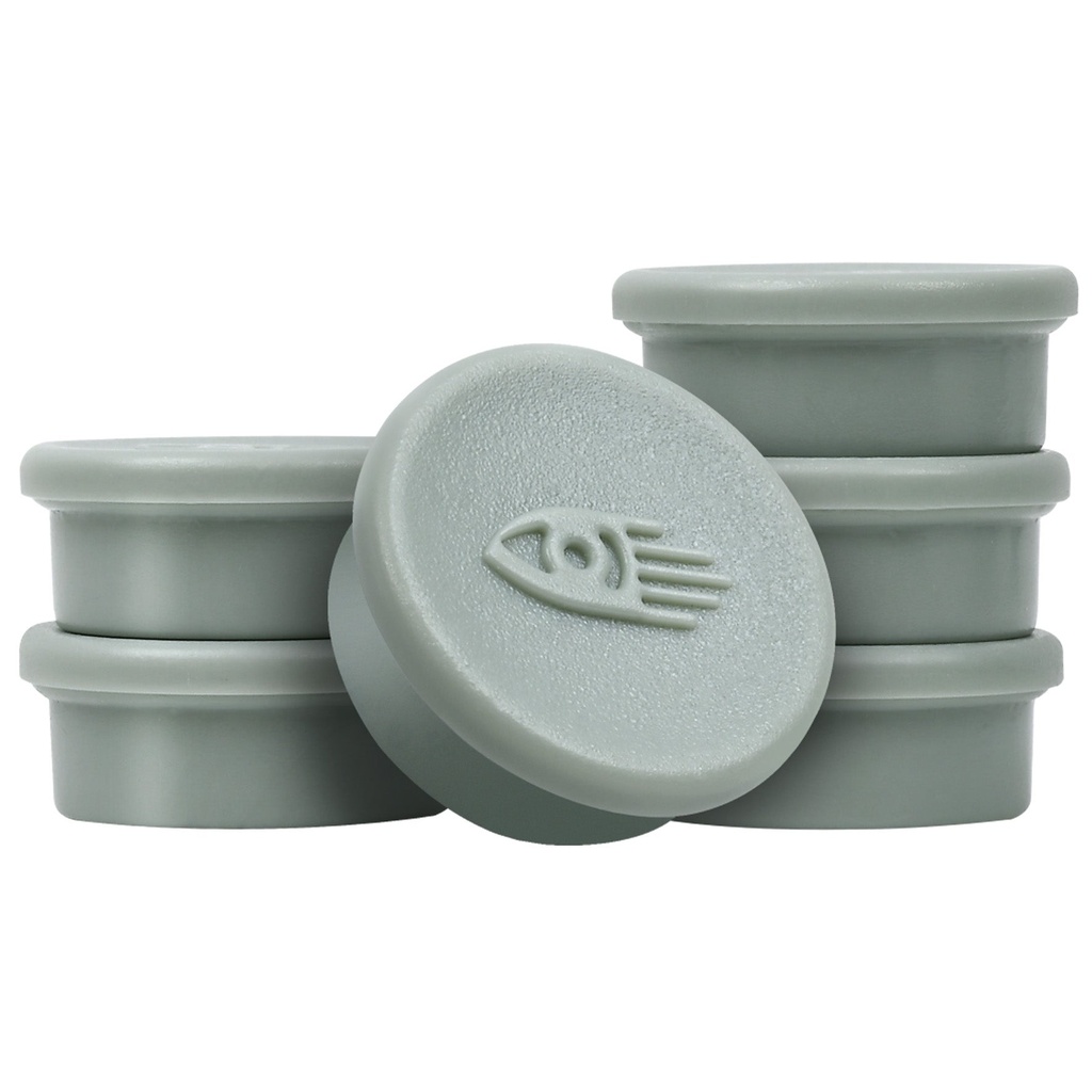 Magnet 20 mm soft green 10-pack