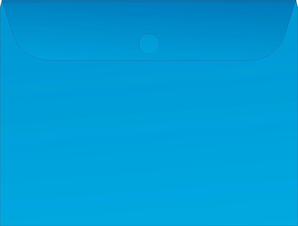 Kuvertmapp A4 transparent blå