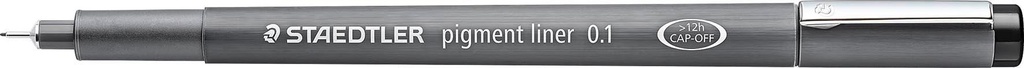 Fineliner Staedtler svart 6 st/fp