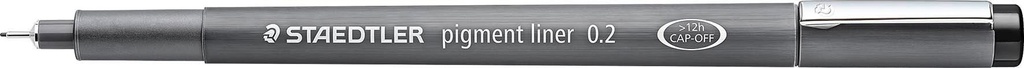 Fineliner Staedtler svart 6 st/fp