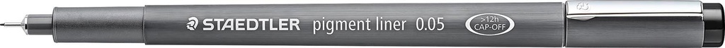Fineliner Staedtler svart 6 st/fp