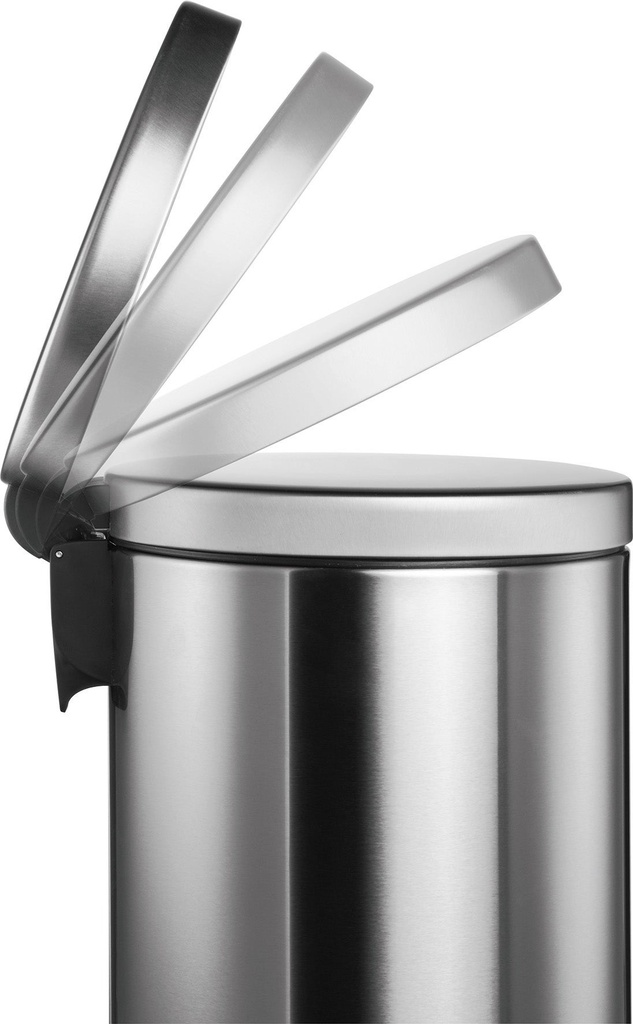 Pedalhink rostfritt 12 liter silver