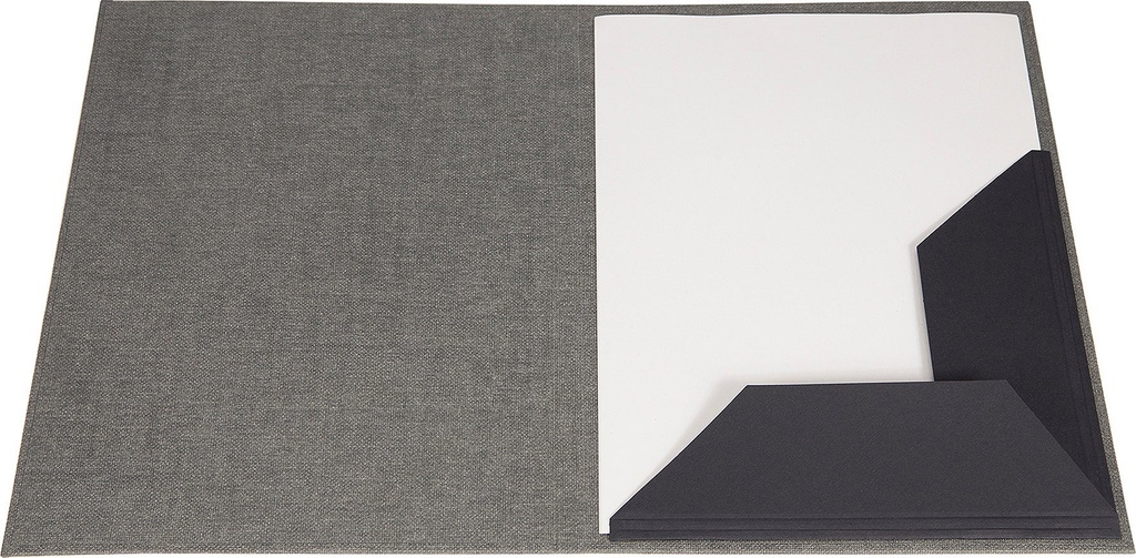 Mapp Bigso Paulina A4 canvas grå
