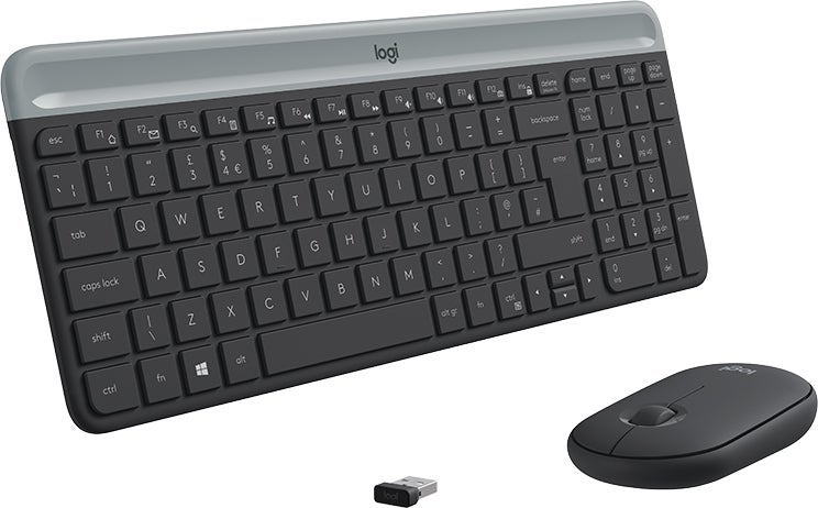 Tangentbord Desktop Logitech MK470 svart
