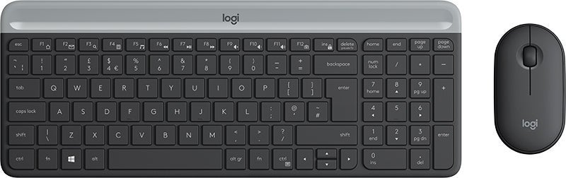 Tangentbord Desktop Logitech MK470 svart