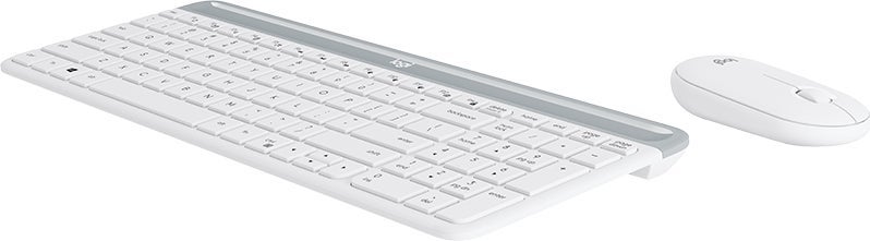 Tangentbord Desktop Logitech MK470 vit