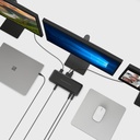 USB-C dockningsstation 14 port svart