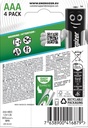 Energizer Extreme Laddningsbara Batterier AAA 4-pack 800 mAH