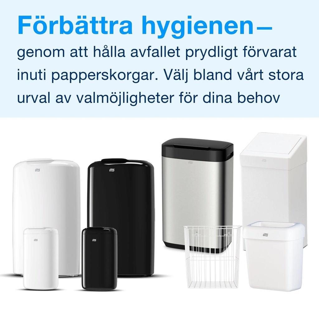 Papperskorg Tork B1 Rostfri 50 liter