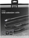 USB 3.0-förlängningskabel Prime Deltaco 10 meter Svart