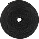 Kabelhållare kardborrband 10 mm svart