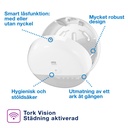 Dispenser  Toalettpapper SmartOne Mini Tork T9 Vit
