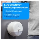 Dispenser  Toalettpapper SmartOne Mini Tork T9 Vit