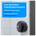 Dispenser  Toalettpapper SmartOne Mini Tork T9 Svart