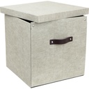 Förvaringsbox Bigso Logan canvas linen