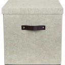Förvaringsbox Bigso Logan canvas linen