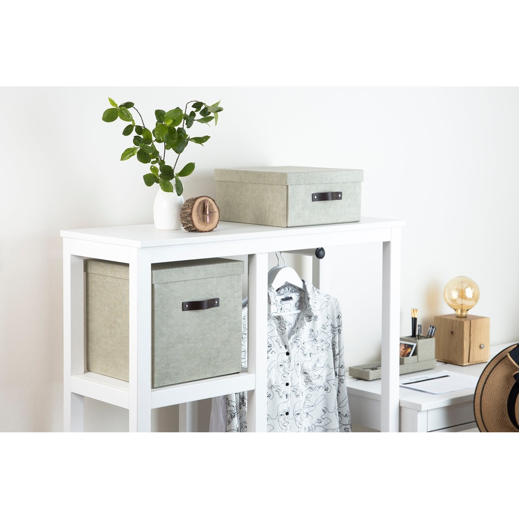 Förvaringsbox Bigso Logan canvas linen