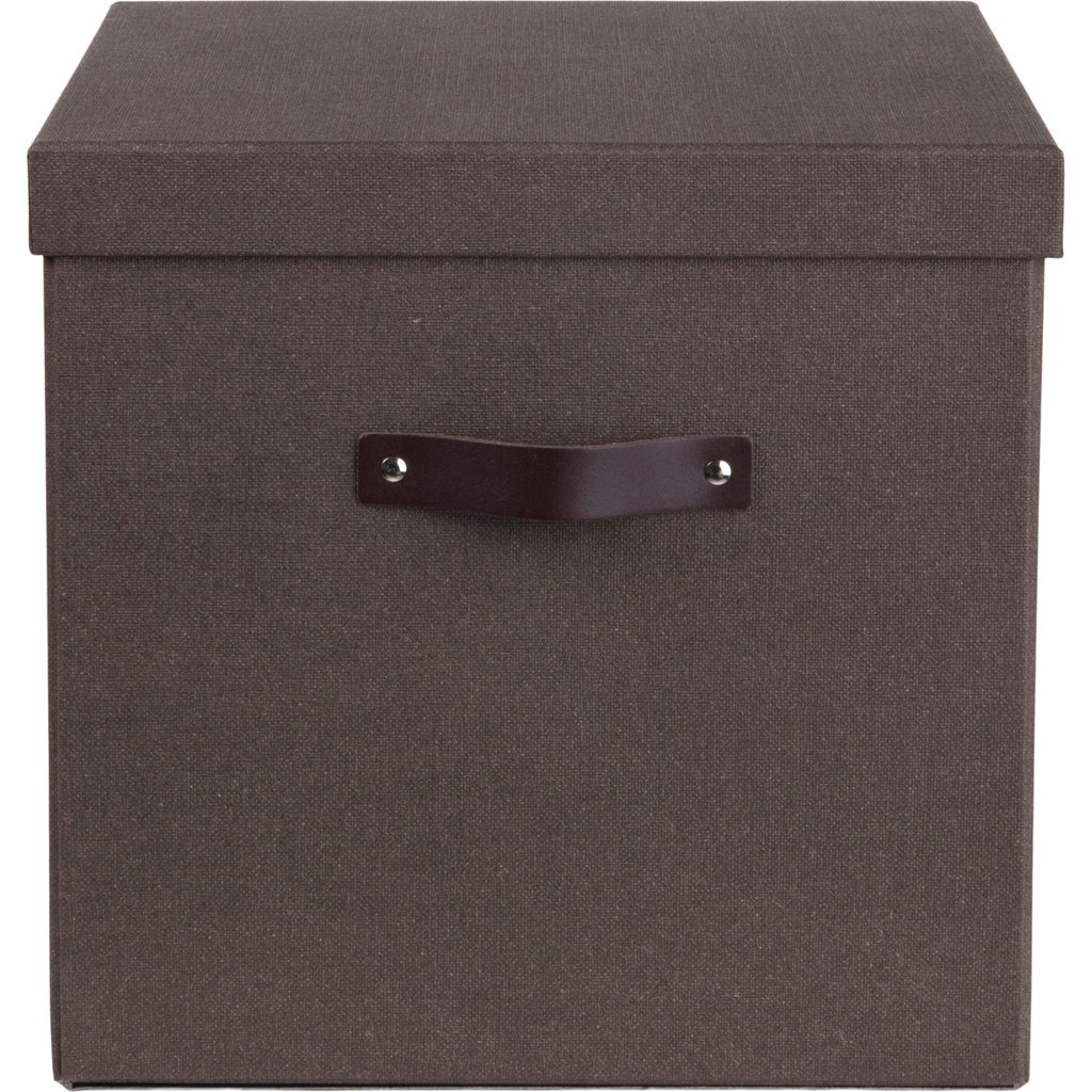 Förvaringsbox Bigso Logan canvas brun