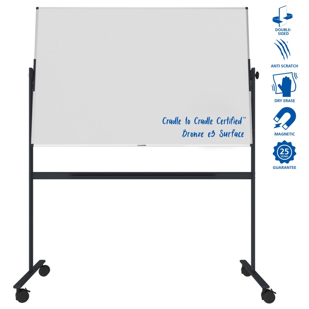 Whiteboard tavla Dubbelsidig UNITE 1500 x 1000 mm