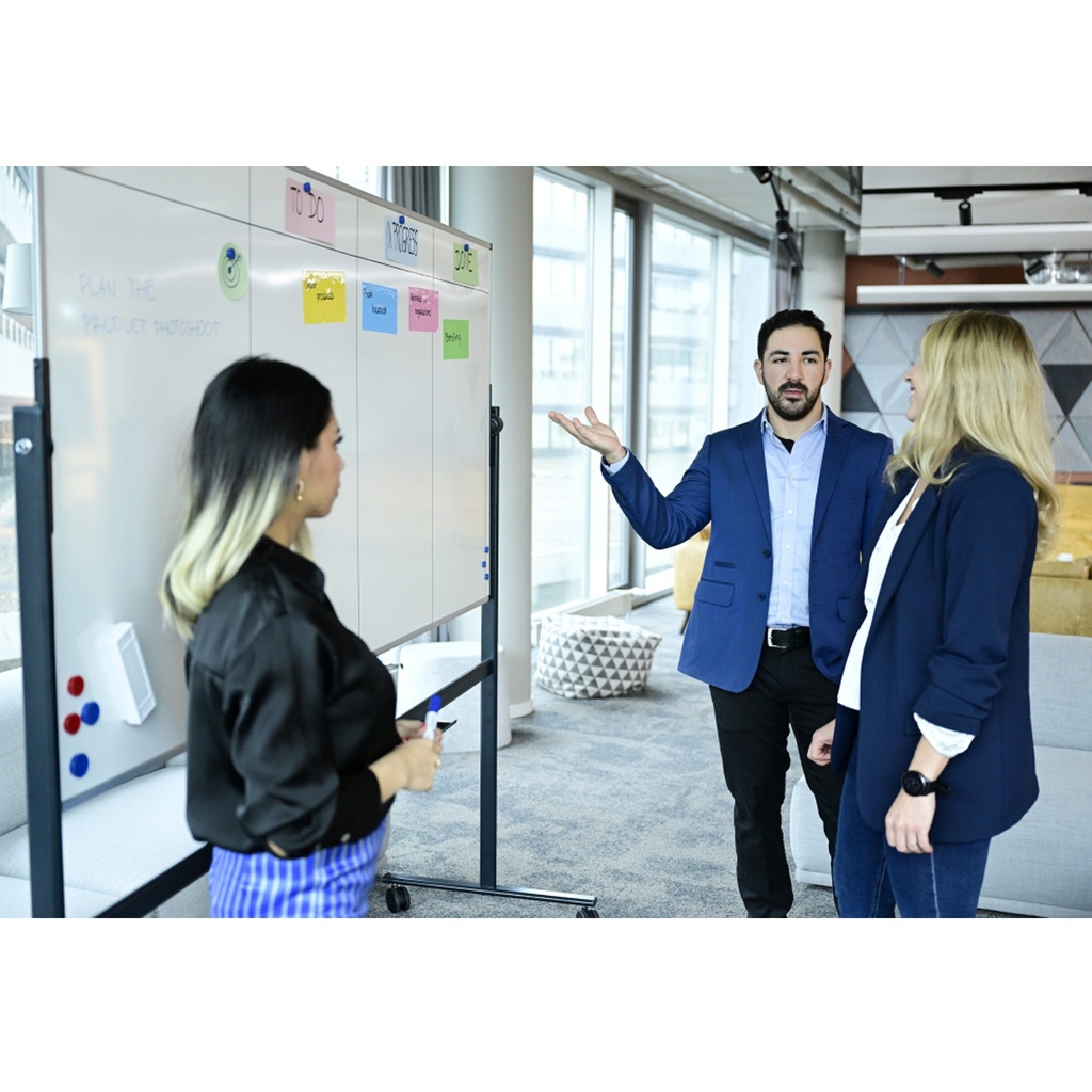 Whiteboard tavla Dubbelsidig UNITE 1500 x 1000 mm