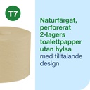 Toalettpapper OptiServe® Coreless Natur T7 24 rullar