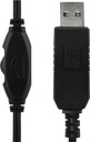 Headset Deltaco HL-57  USB Svart