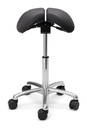Sadelstol Polo Split Standard svart