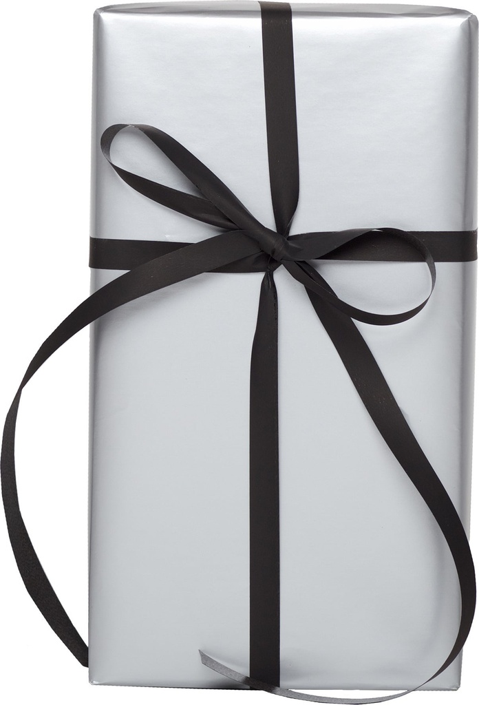 Presentpapper 57 cm x 154 m silver