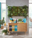 Memotavla i Glas Leitz Cosy Grå 380 x 150 mm