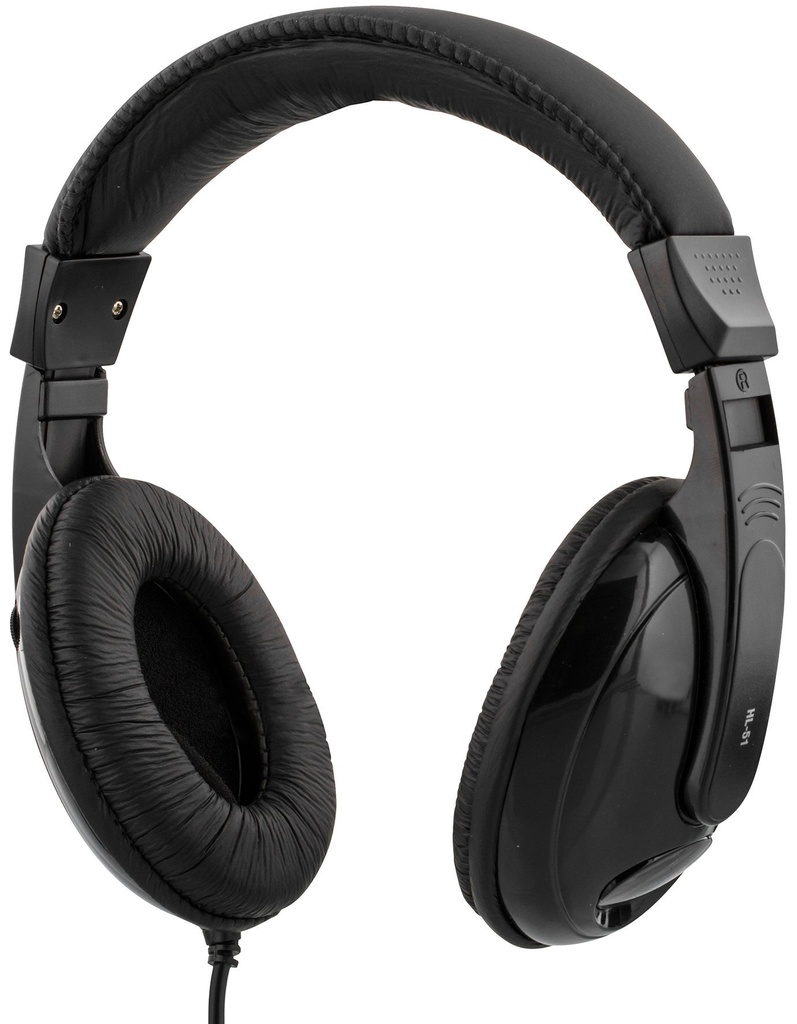 Hörlurar HL-51 3,5 mm 2,5 m svart