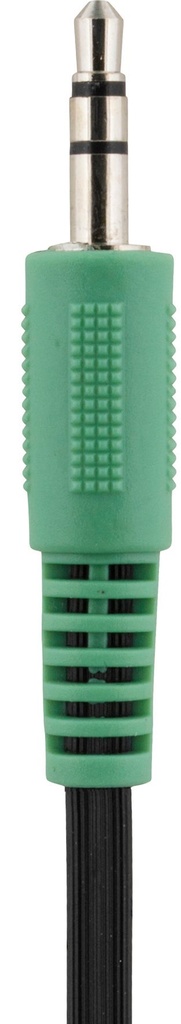 Hörlurar HL-51 3,5 mm 2,5 m svart/guld