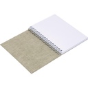 Anteckningsbok Bigso A5 olinjerad canvas linen