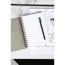 Anteckningsbok Bigso A5 olinjerad canvas linen