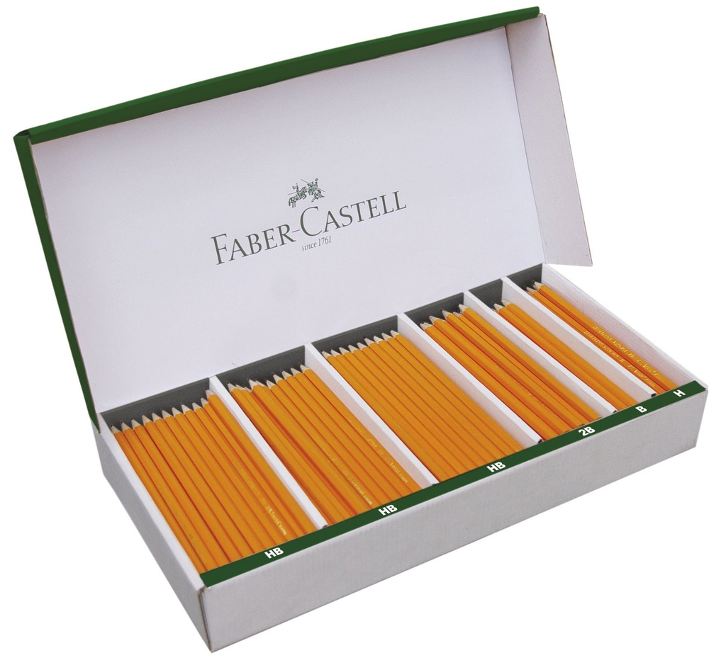 Blyertspenna Faber gul 300 st/fp