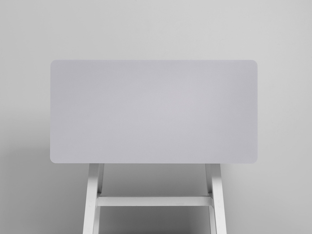 Bordsskärm Edge 800 x 700 mm ljusgrå