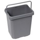 Duklåda 12 liter grå