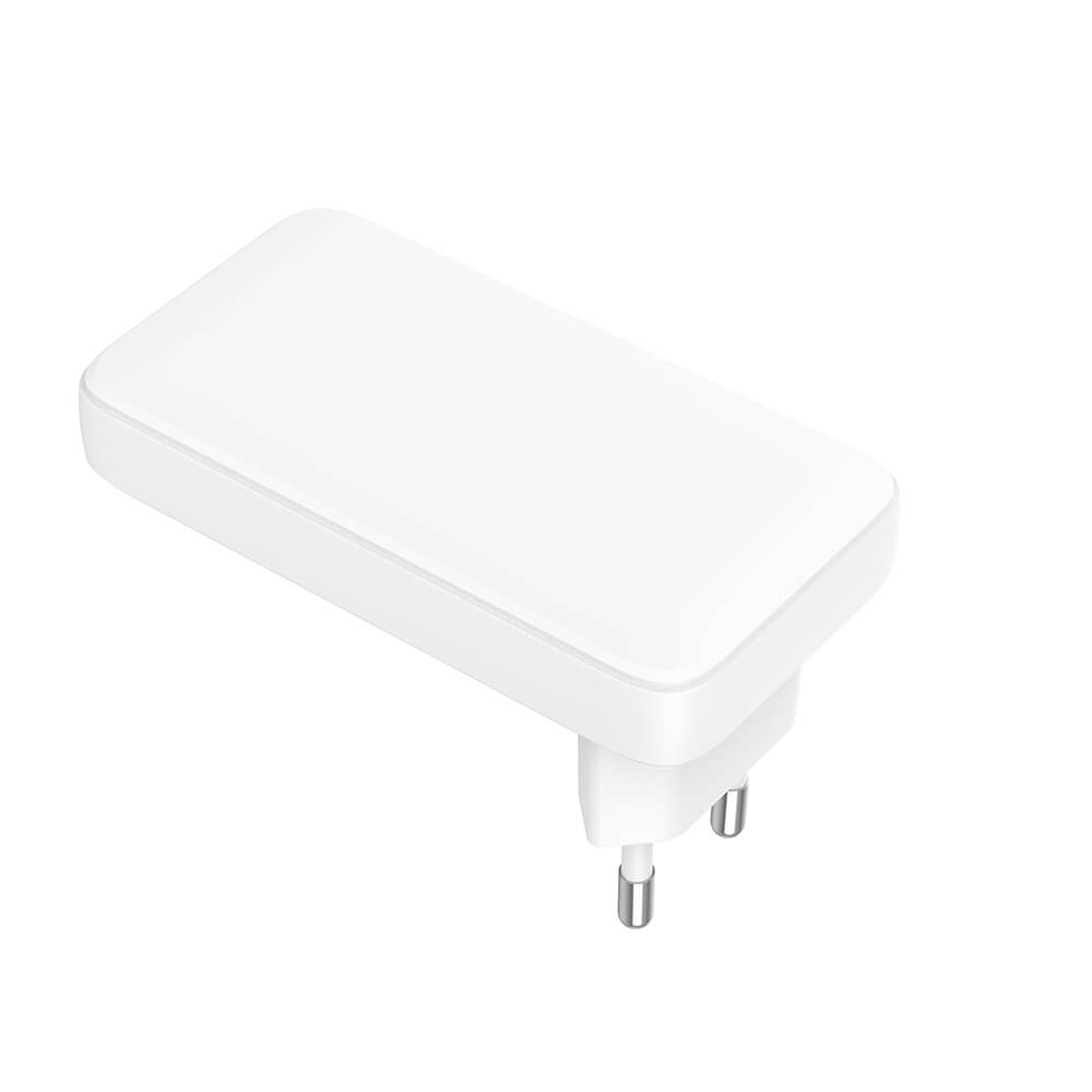 Laddare 1xUSB-C + 1xUSB-A PD/PPS 36W+QC 18W GaN vit