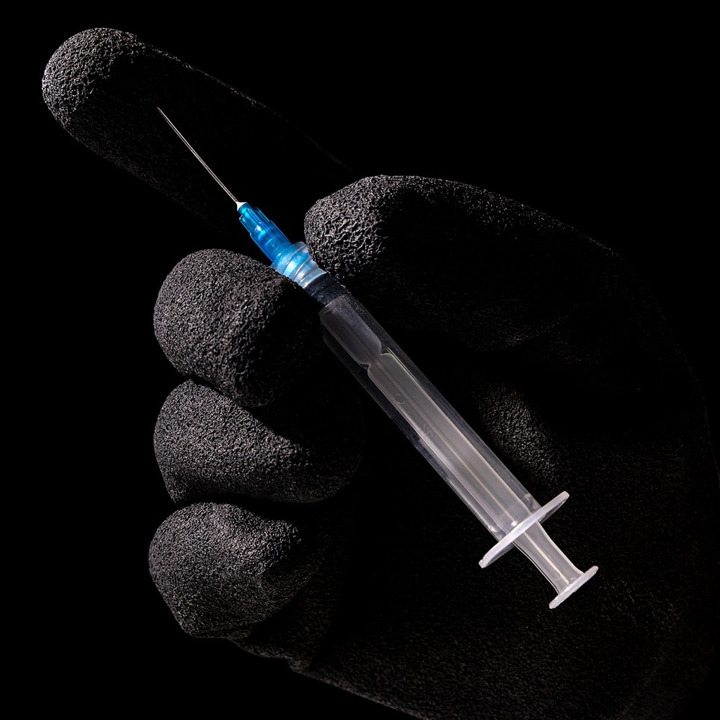 Handske nålsticksresistent svart 8