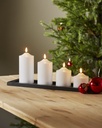 Blockljus LED Flamme Ø75 mm  H=120 mm Star Trading