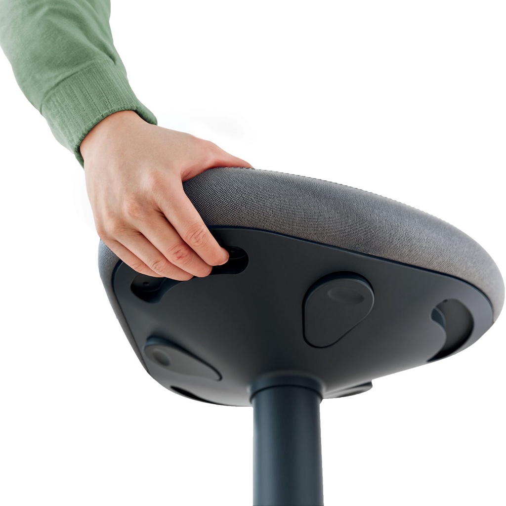 Sittpall Ergo mörkgrå