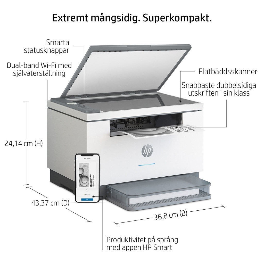 Laserskrivare multifunktion HP LaserJet MFP M234dw