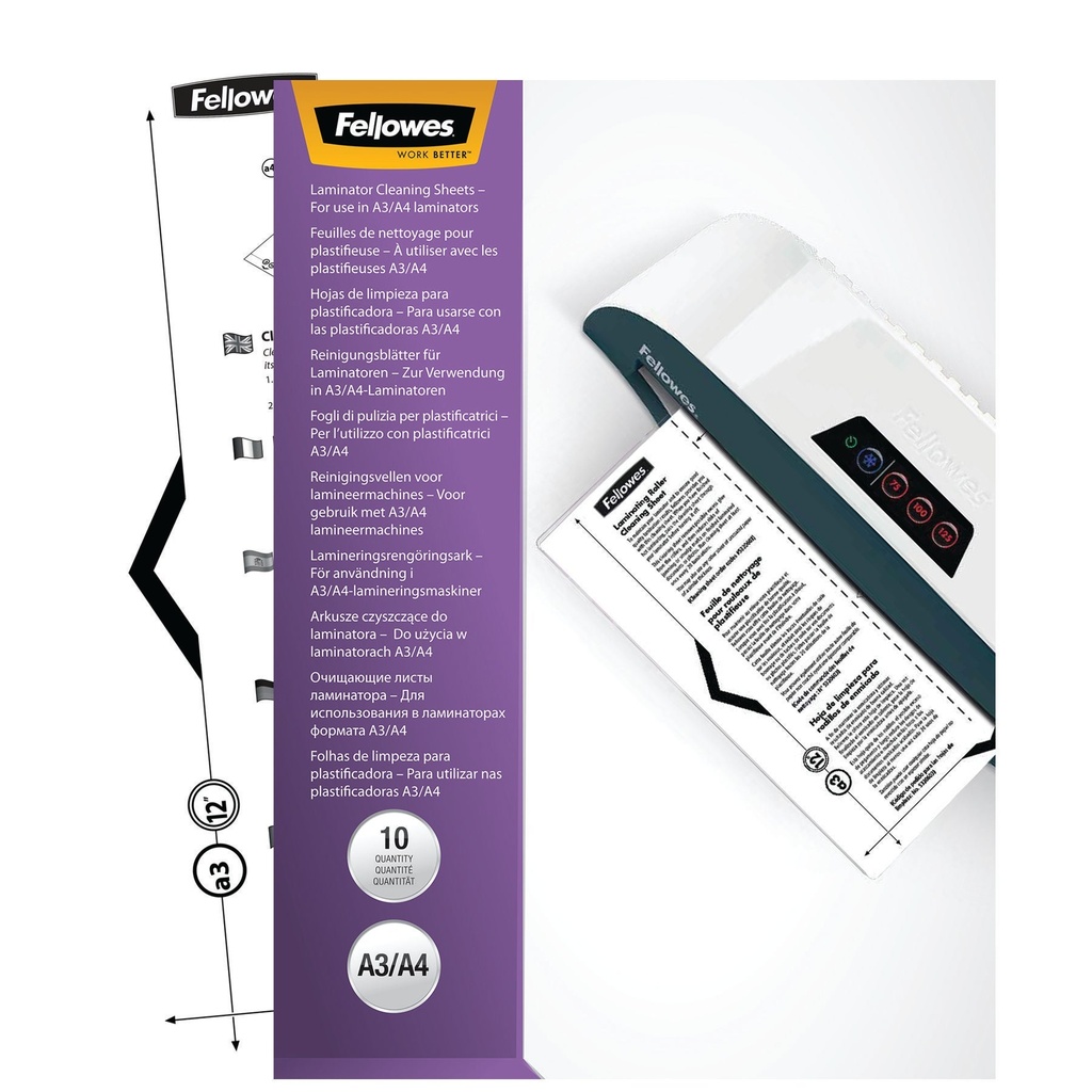 Rengöringsark laminator A4