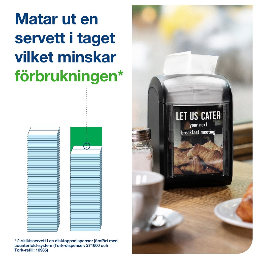 Dispenser bord Tork Xpressnap Fit® N14 stående