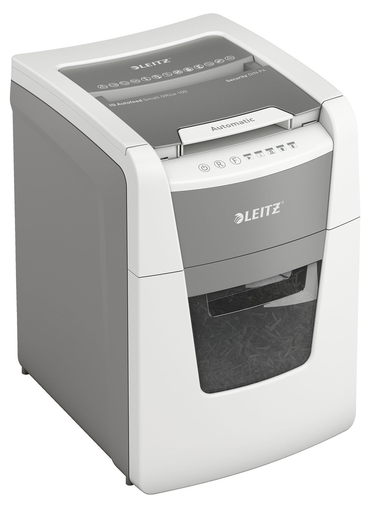 Dokumentförstörare Leitz IQ AutoFeed SmallOffice 100 P4